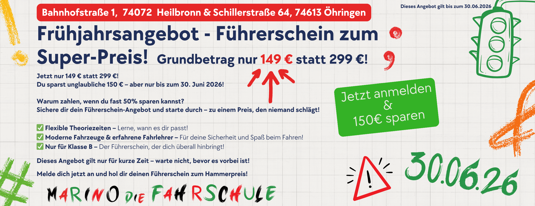 Marino Frühjahrsangebot 2026